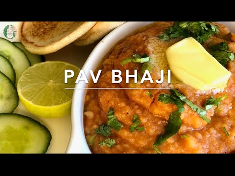 Pav Bhaji recipe - Pav Bhaji street food at home - No Onion No Garlic - Sattvik Kitchen