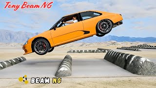 Car vs 100 Speed Bumps: A Soft Pop Journey Through the Road