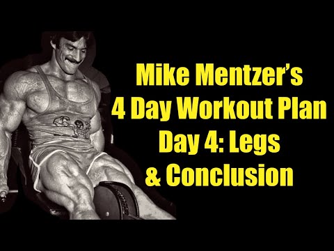 Mike Mentzer’s BEST Training 4 Day Split (Day 4 Legs & Conclusion) #bodybuilding #fitness #gym