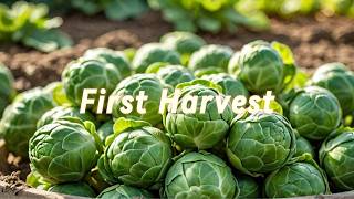 Harvest Day! My Brussel Sprouts Are HERE! Finally!