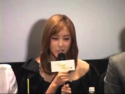 티아라 (효민) T-ARA's Hyomin Cries in 'One Thousandth Man' Press Conference about the Scandal.