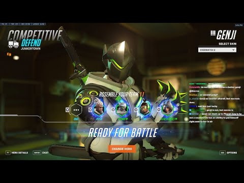 Overwatch 2 Fastest Genji God Necros Destroyer Of Junkertown -Against YZNSA-