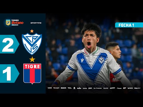 VÉLEZ 2 - 1 TIGRE I Resumen del partido | #TorneoBetano Clausura 2025
