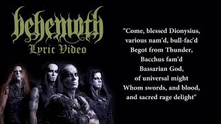 Behemoth - Daimonos (LYRICS / LYRIC VIDEO)
