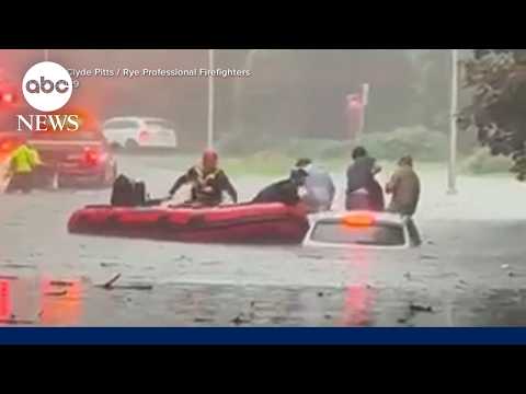 Torrential rain slams millions along I-95