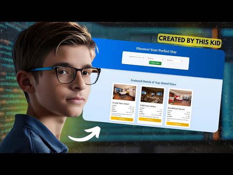 You Won’t Believe A Kid Made This Hotels Booking Website with AI 🤯