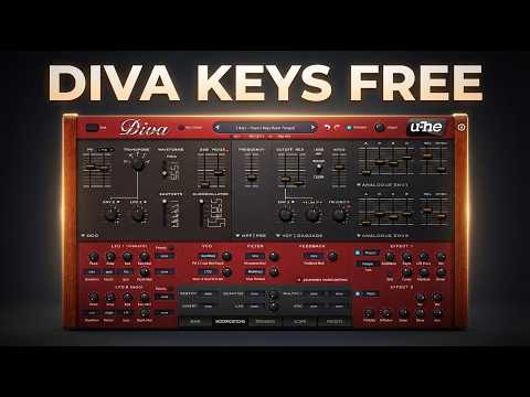 FREE U-he Diva Keys Presets (Pop, RnB, Soul, Lo-Fi, House)