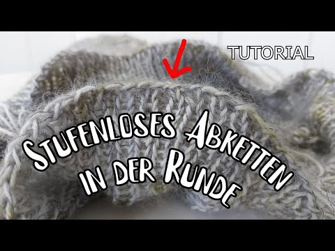 Continuous cast-off in the round - Knitting with Schibot yarns tutorials