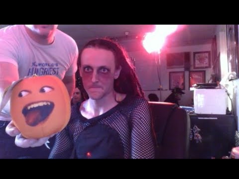 Mega64 Poorly Played Stream 65 HalloweenCast - Garrett's Talking Orange Gift