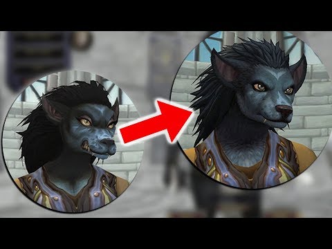 Worgen Model Update - Before and After 8.2.5 Worgen Models and Cast Animations