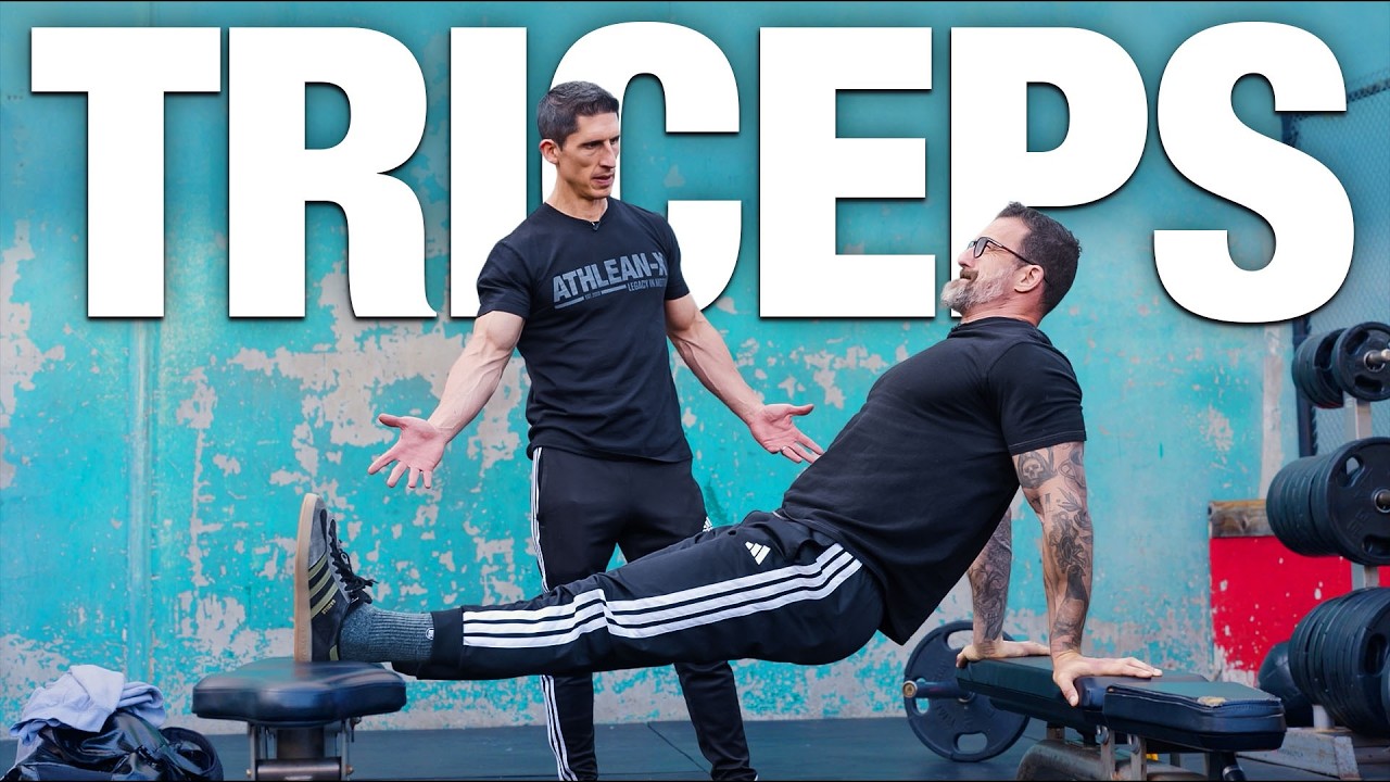 Rutina de Brazos Gold’s Gym Venice (ATHLEAN X | Andrew Huberman)