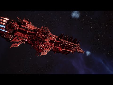 Skalgrim Mod 2021: Abyss - Word Bearers vs Imperial Navy - Battlefleet Gothic Armada 2