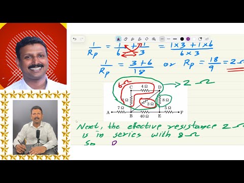 Effective Resistance between A and F  CBSE Class 12 Physics 2025  Previous Year Question | CBSE PYQ