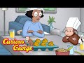 Baking with George 🍰 Curious George 🐵 Kids Cartoon 🐵 Kids Movies