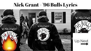 Nick Grant - &#39;96 Bulls Lyrics