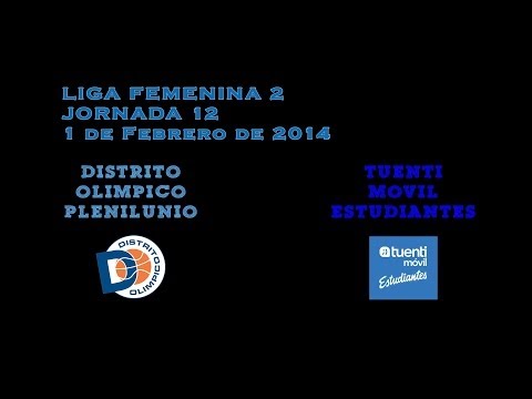 Declaraciones Jornada 12 Liga Femenina 2. Distrito Olímpico Plenilunio - Tuenti Móvil Estudiantes