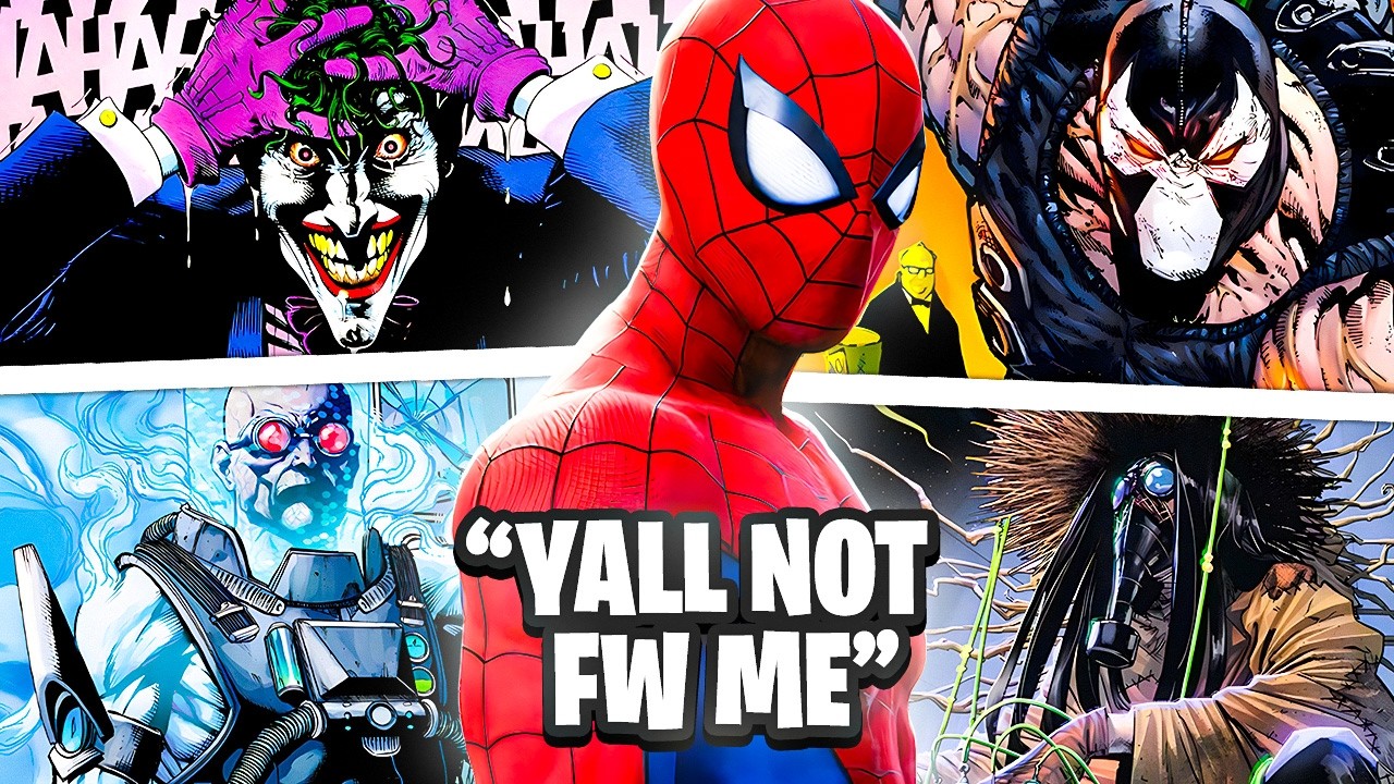 SPIDERMAN WOULD EVISCERATE GOTHAM'S VILLAINS