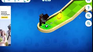Mini Golf Buddies level 11 1 shot