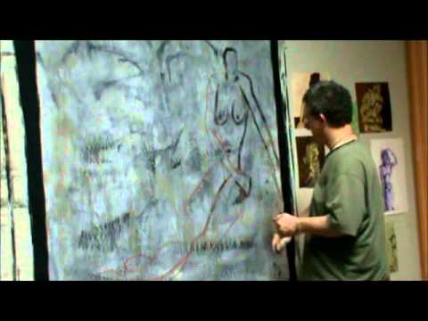 Large Figure Painting in progress