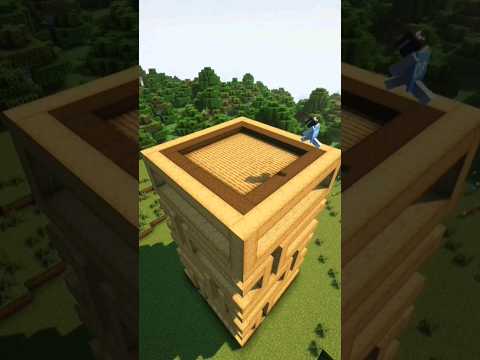 Insane Minecraft Wooden House Build 🏠- ARYOB