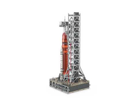 Vidéo LEGO Icons 10341 : Le système de lancement spatial d'Artemis de la NASA