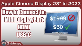 Video thumbnail for I Bought a $2000 Monitor for $50! - Apple Cinema Display 23" by FamilyGeekery