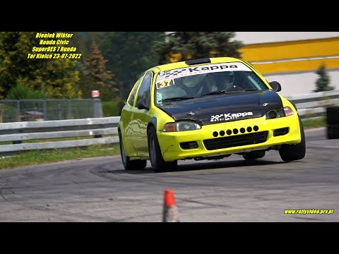 Bieniek Wiktor - Honda Civic - SuperOES 7 Runda Tor Kielce 23-07-2022