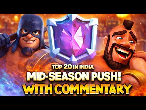 TOP 20 IN INDIA 🔥 Mid-Season Push with Hog Exe Nado | Live Commentary!