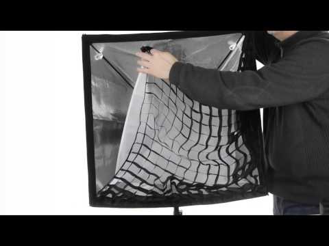 Quenox Profi 4-fach Blitzneiger mit Softbox-Set und Studioschirmhalter  #eycquenox