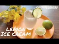 Lemon Ice Cream Summer Refreshing Tangy Twist