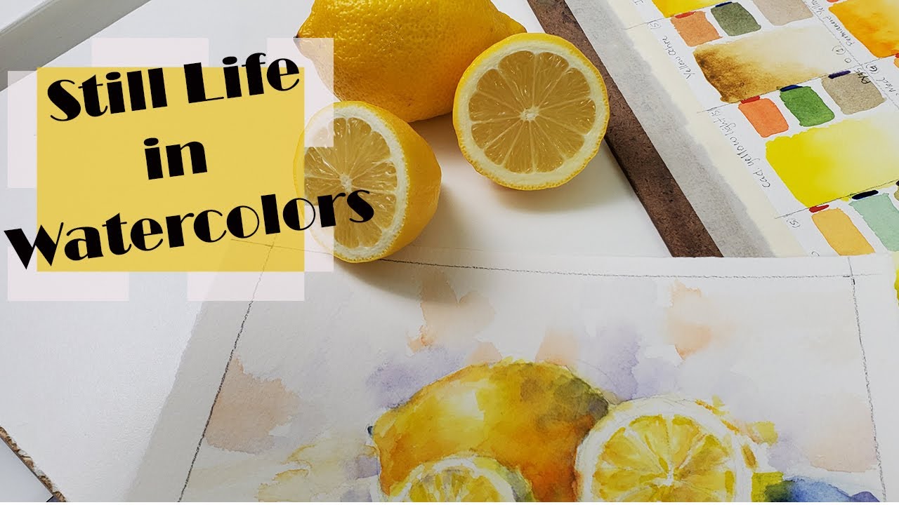 Still life watercolor tutorial