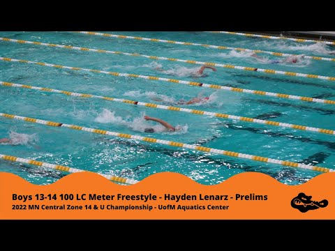 Boys 13-14 100 LC Meter Freestyle Prelims - Hayden Lenarz (08.07.2022)