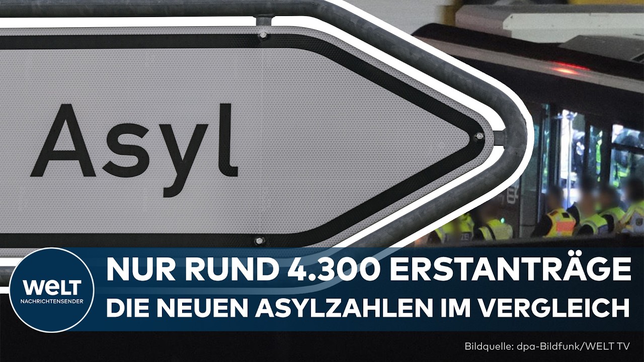 DEUTSCHLAND: Migrationswende wirkt? Asyl-Erstanträge haben sich halbiert