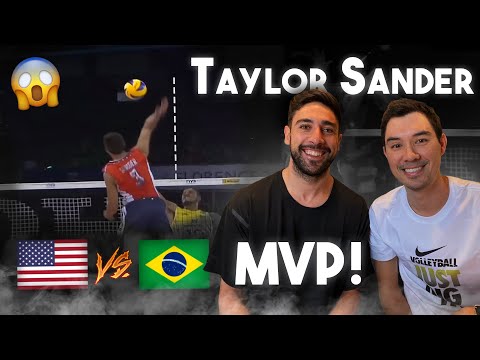 Reacting with Taylor Sander to His MVP Match (2014 USA vs. Brazil)