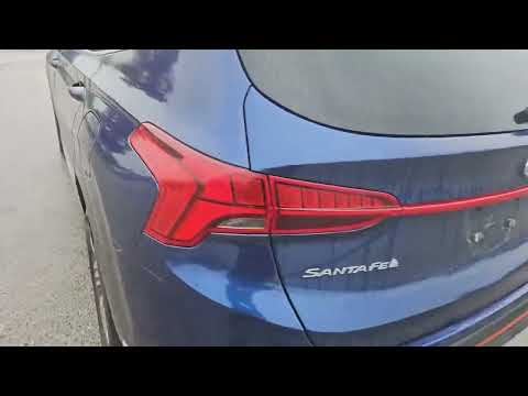 2023 Hyundai Santa Fe Preferred AWD w/Trend Package in Blue for sale at Finch Hyundai in London, ON