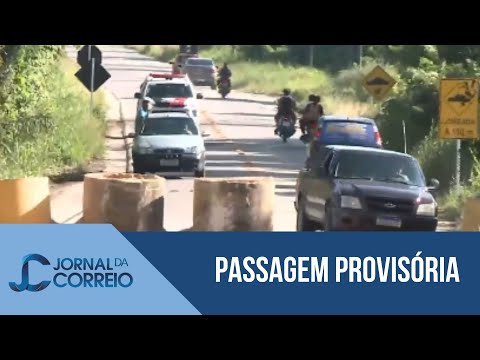 DER-PB cria passagem provisória para trajeto entre Alhandra e Caaporã