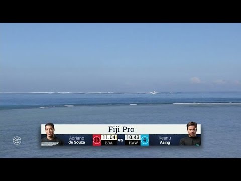 Adriano de Souza Scores Wave of the Day in Fiji