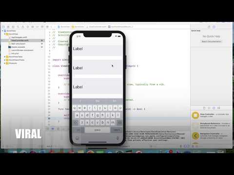 HIDE KEYBOARD (Swift-4, Xcode-9) (on pressing return key)