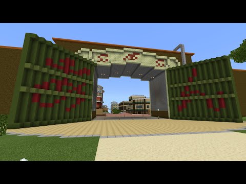 Hidden Leaf Village - Konohagakure in Minecraft, from...