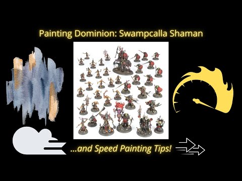 Painting a Kruleboyz Swampcalla Shaman and Top Tips for Speed Painting