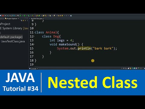 Java Tutorial #34 - Nested and Inner Class in Java Programming