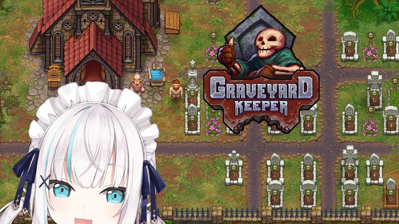 #08【 Graveyard Keeper 】墓守スローライフ　～ダンジョン８階にヤツがいる！？～【アルス・アルマル/にじさんじ】