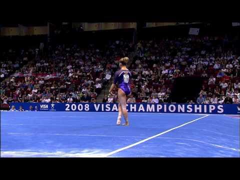 Alicia Sacramone - Floor Exercise - 2008 Visa Championships - Day 1