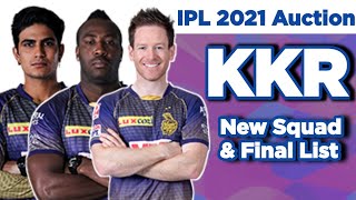 IPL 2021- KKR FULL SQUAD | KKR Team 2021 | KKR Probable Squad for IPL 2021