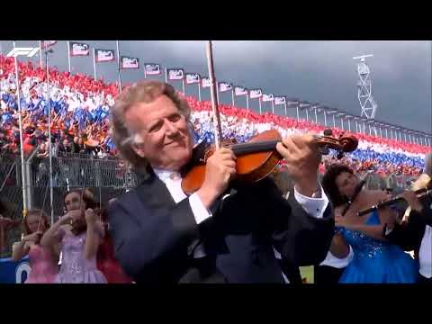 André Rieu Surprises with a Racetrack Musical Performance
