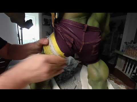 WIP #7 1/4 Hulk sculpted by Andy Bergholtz and produced by Mad-X