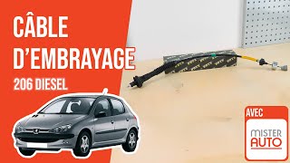 Youtube thumbnail of video "Changer le Câble d'Embrayage Peugeot 206 1.4 HDI 🚗"