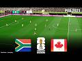 SOUTH AFRICA Vs CANADA FIFA World Cup 2026 28 June 2026 Live SIMULATION PES 2021 Gameplay