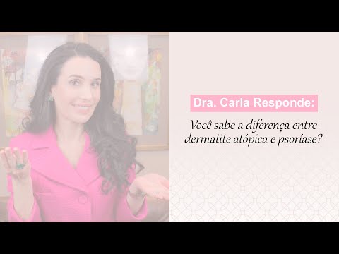 Diferença entre dermatite atópica e psoríase
