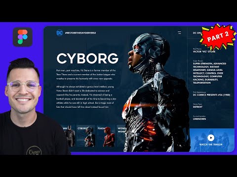 DC Comics Website Design Part 2 | RestoreTheSnyderVerse